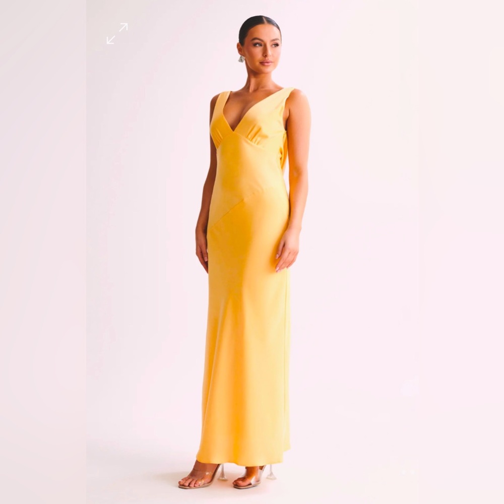 NWT! ⭐️ Meshki Nadia Maxi Satin Dress